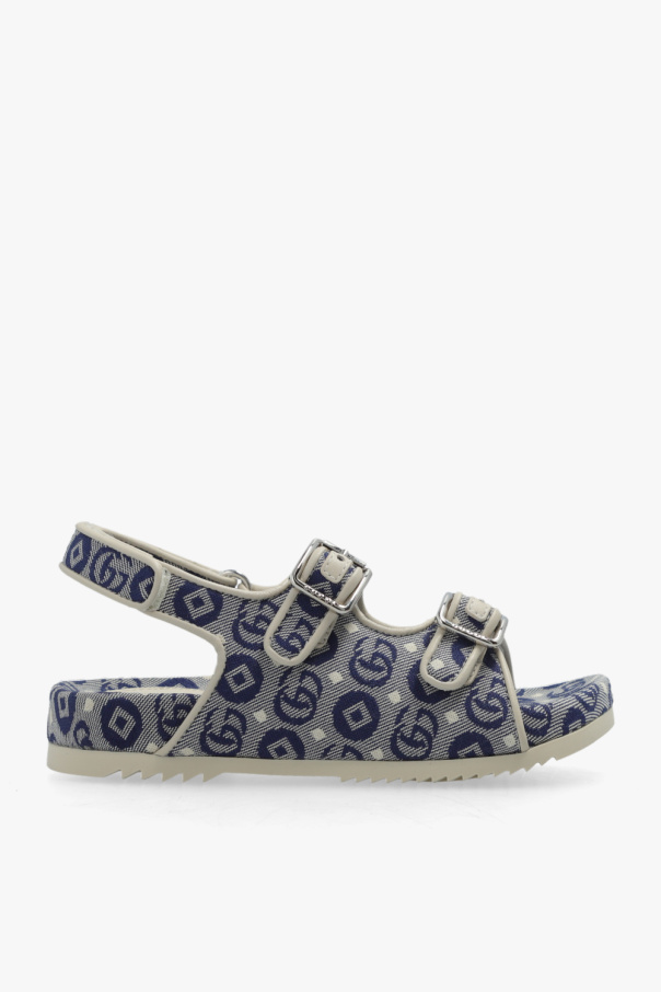 Gucci Kids Monogrammed sandals