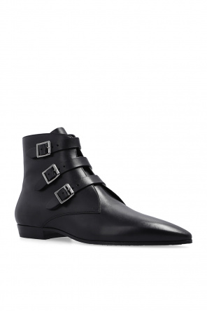 Saint Laurent ‘Stan’ leather ankle ansehen
