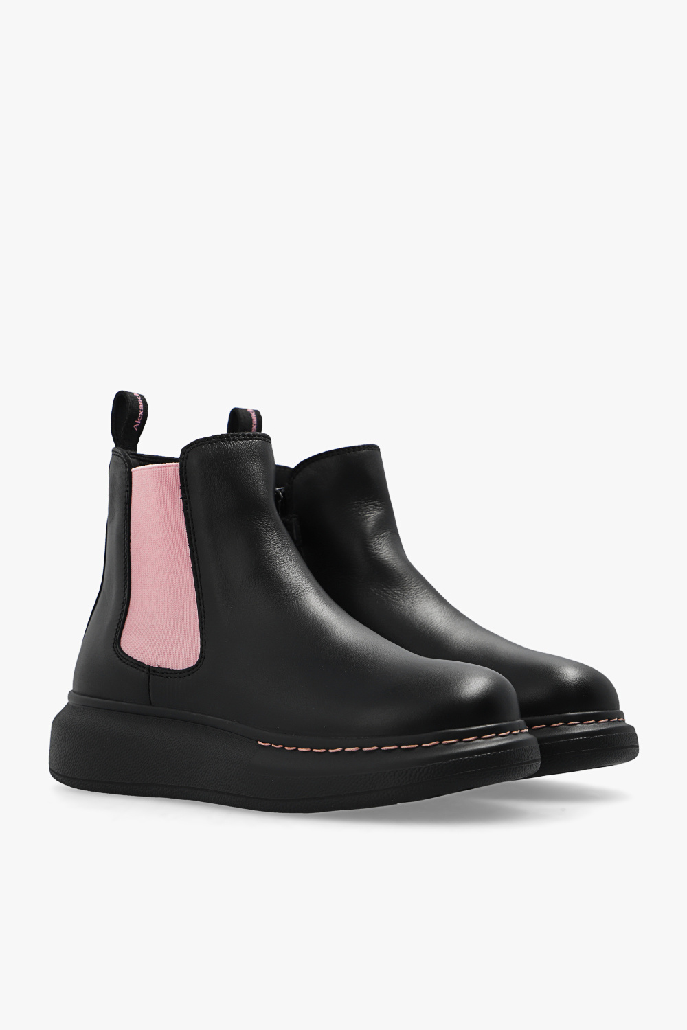 Alexander McQueen Kids Leather ankle boots