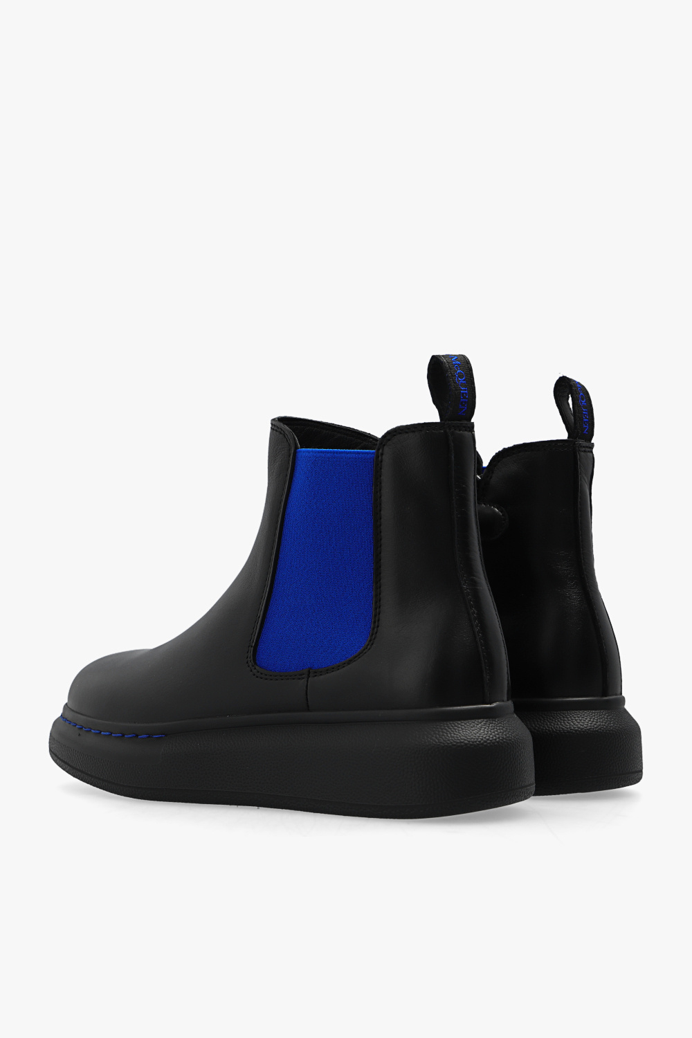 Alexander McQueen Kids SSENSE x Alexander McQueen Tread Slick Sneaker Boot "Black"