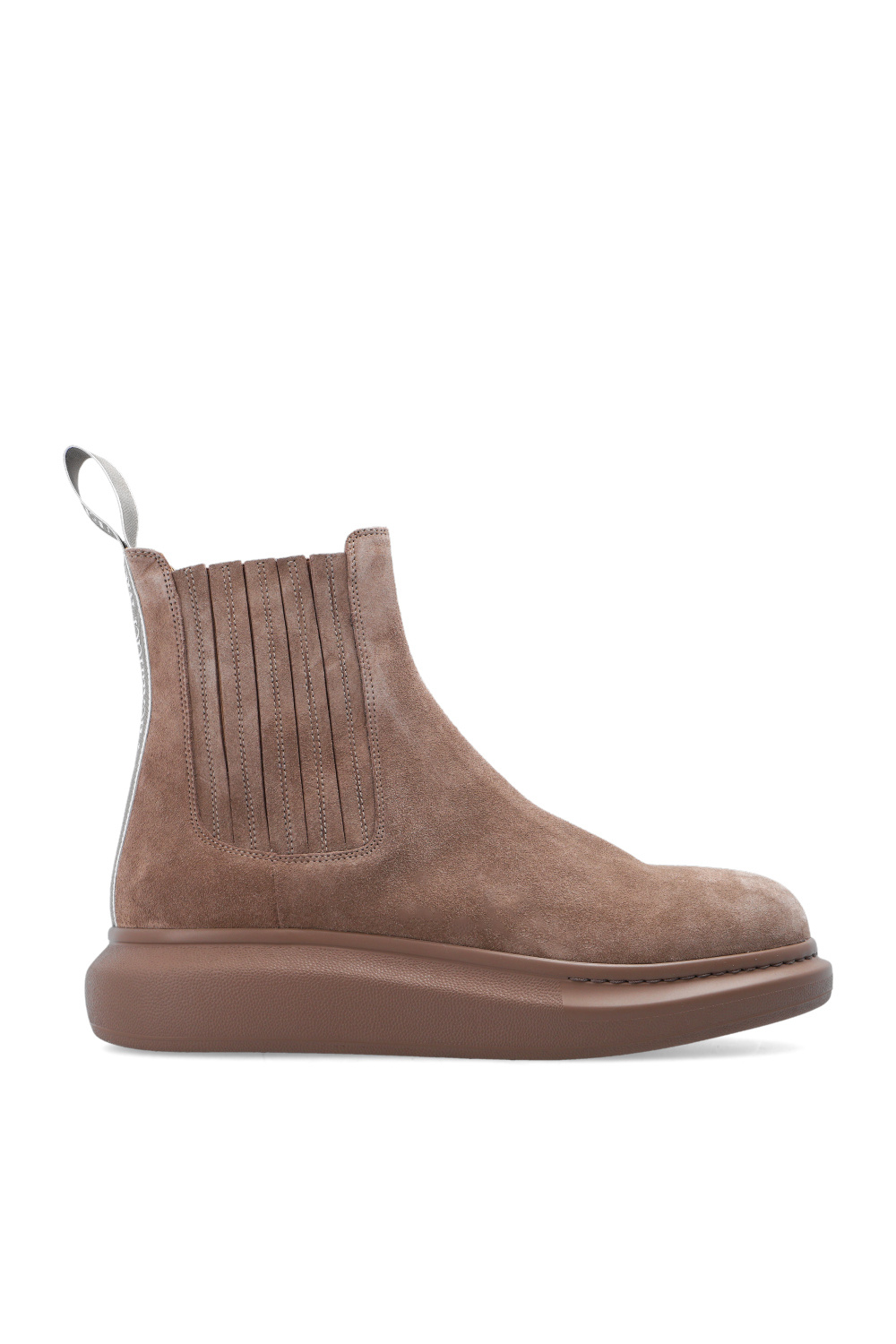 alexander mcqueen suede chelsea boots