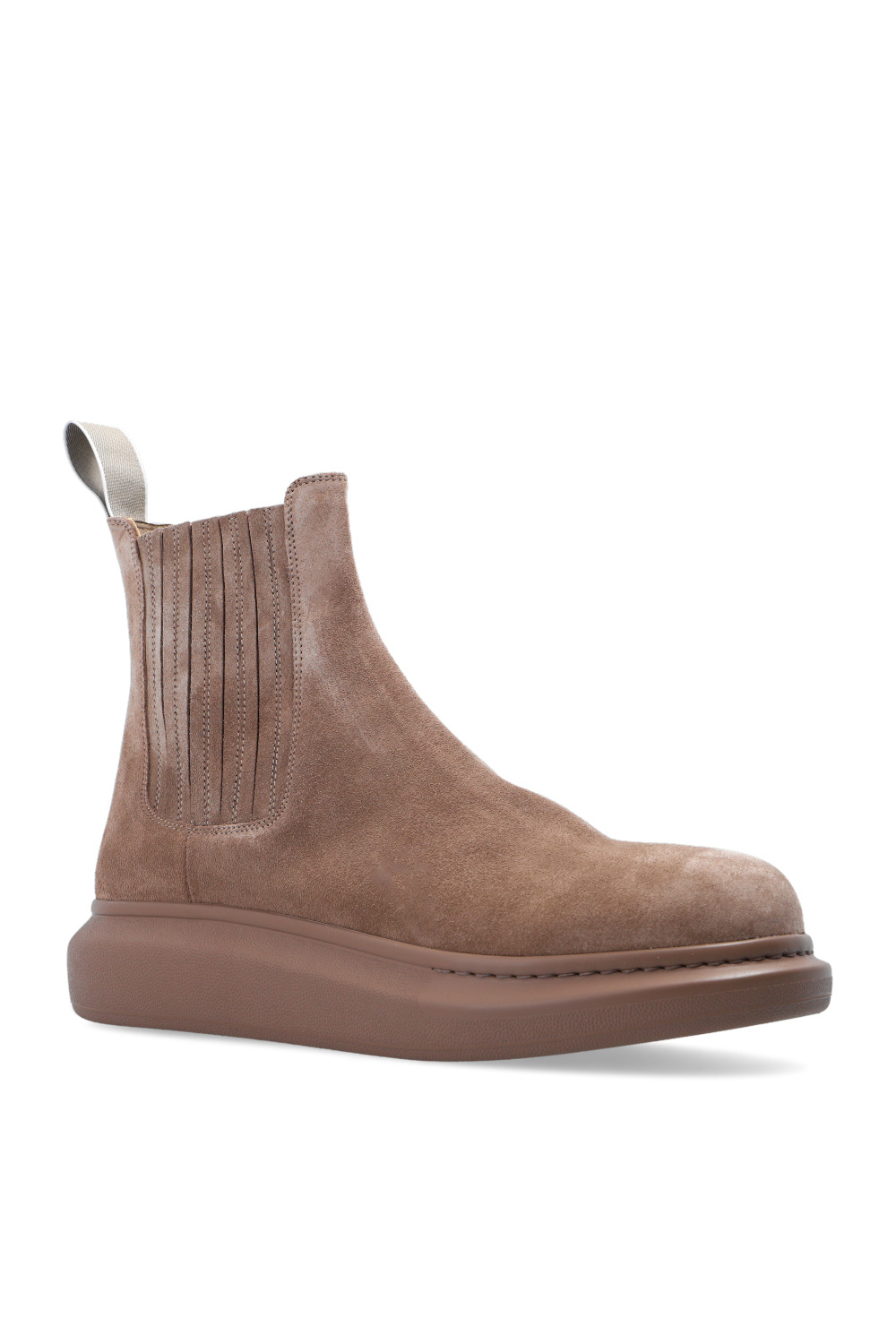 Alexander McQueen Suede Chelsea boots