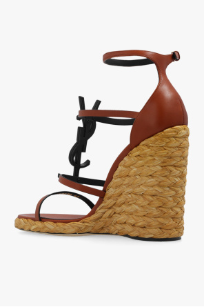Saint Laurent ‘Cassandra’ wedge Rbal shoes