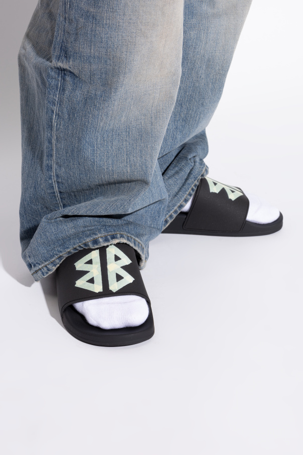 Balenciaga Slides with logo