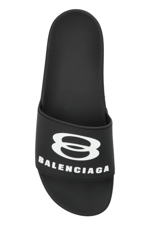 Balenciaga Gumowe klapki z logo