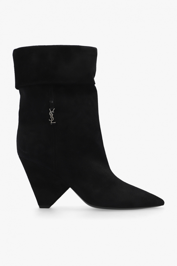 Saint Laurent ‘Niki’ suede ankle boots