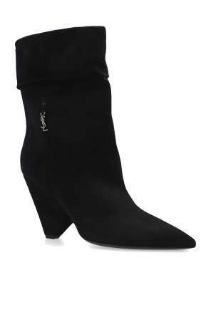 Saint Laurent ‘Niki’ suede ankle boots