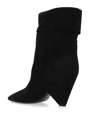 Saint Laurent ‘Niki’ suede ankle boots