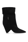 Saint Laurent BLACK ‘Niki’ suede ankle boots