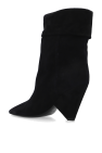 Saint Laurent BLACK ‘Niki’ suede ankle boots