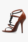 Saint Laurent BROWN ‘Cassandra’ heeled sandals