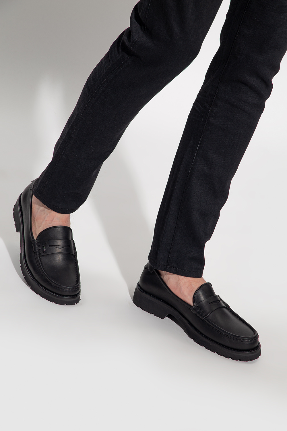 farvestof Ups Tørke Saint Laurent 'Penny' loafers | Men's Shoes | Vitkac