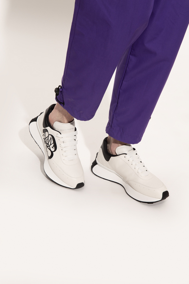 Alexander McQueen alexander mcqueen shearling lined wedge sole sneaker