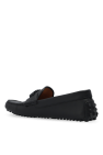 Gucci BLACK Leather moccasins