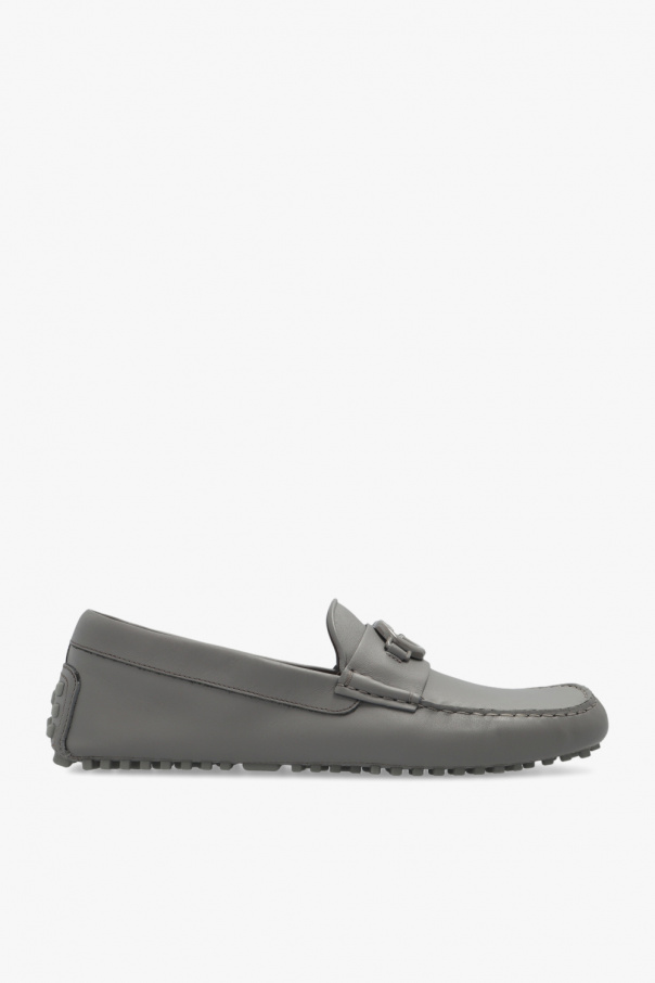 gucci think Leather moccasins