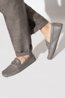 Gucci GREY Leather moccasins