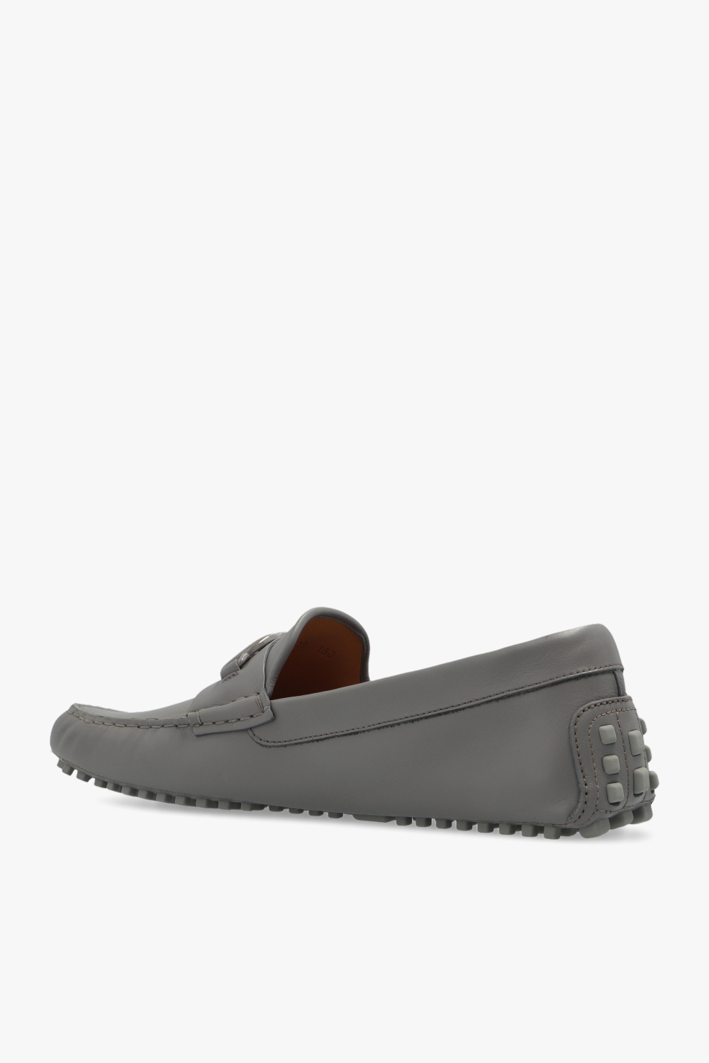 gucci think Leather moccasins