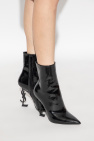 Saint Laurent BLACK ‘Opyum’ heeled ankle boots