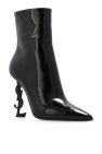 Saint Laurent BLACK ‘Opyum’ heeled ankle boots