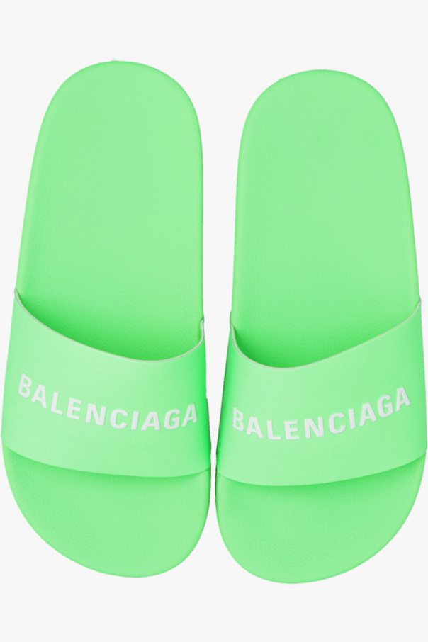 Balenciaga Kids Slides with logo