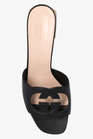 Gucci Heeled leather mules