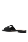 Gucci Leather slides with logo