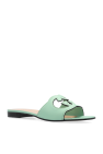 Gucci GREEN Slides Interlocking G