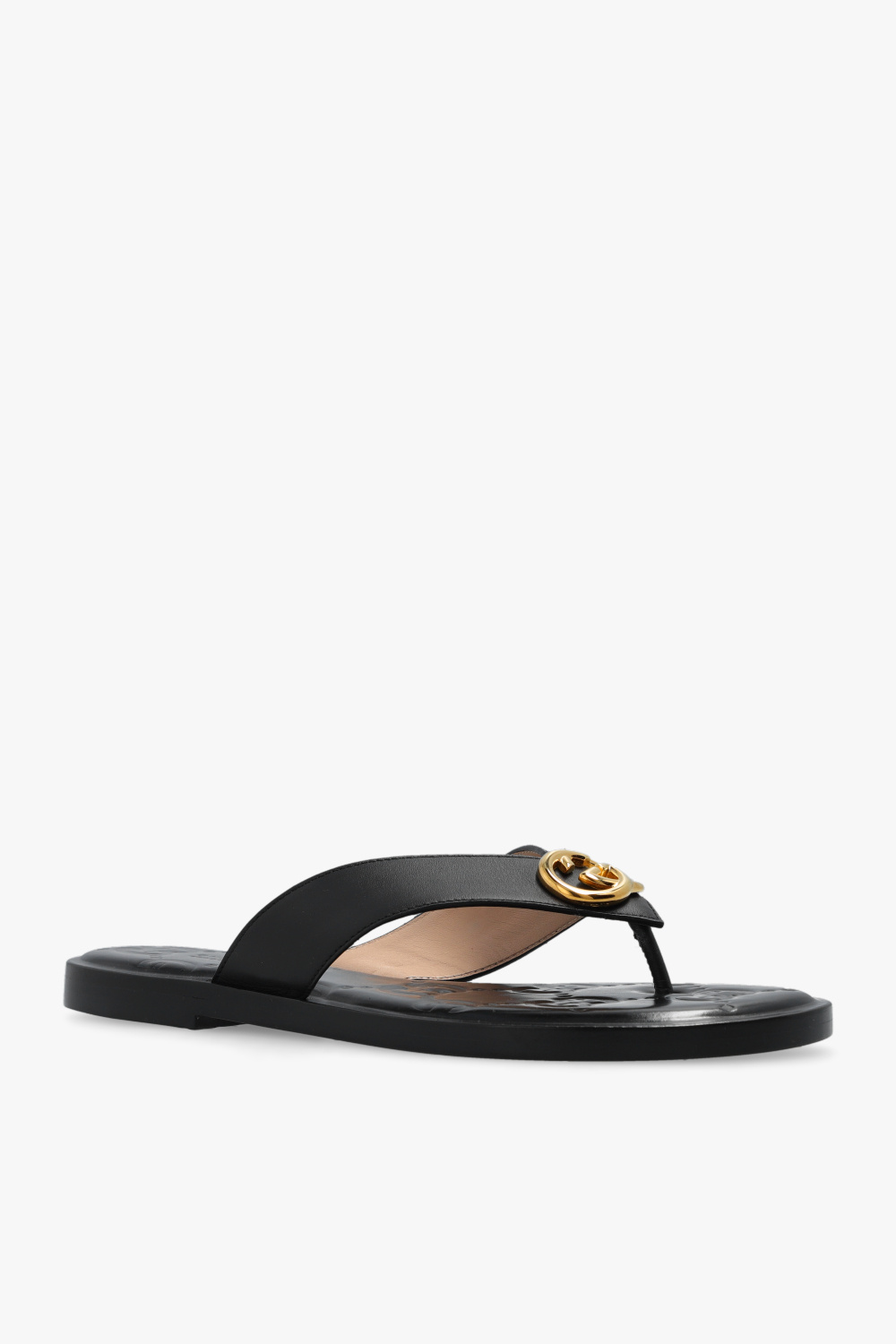 Black Flip-flops with logo Gucci - Vitkac TW