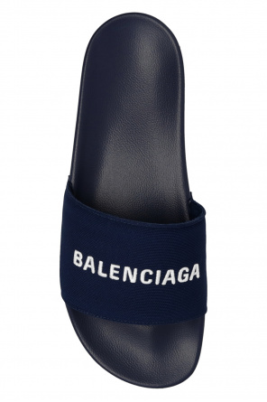 Balenciaga Rubber slides with logo