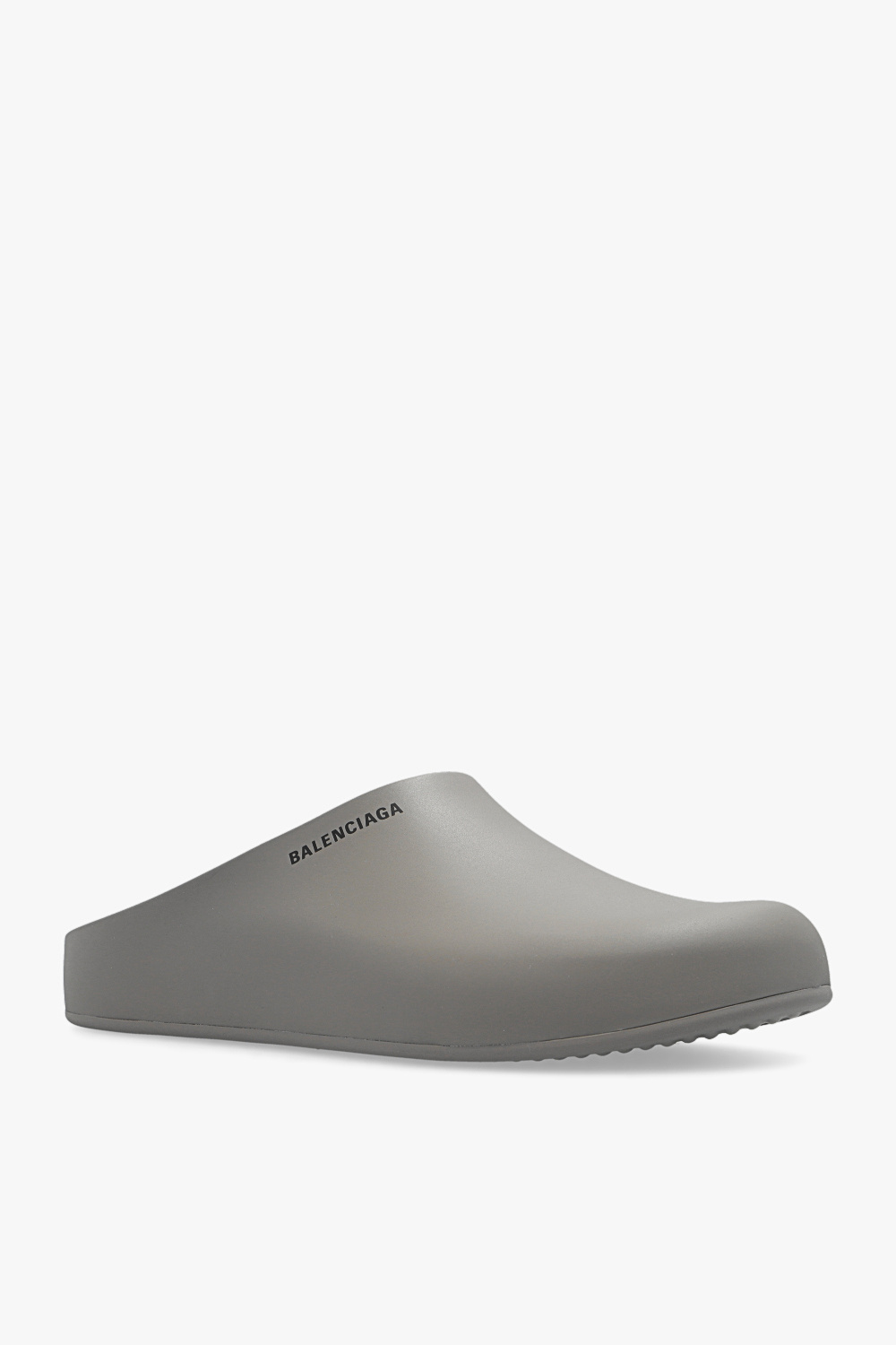 Balenciaga heel slides with logo