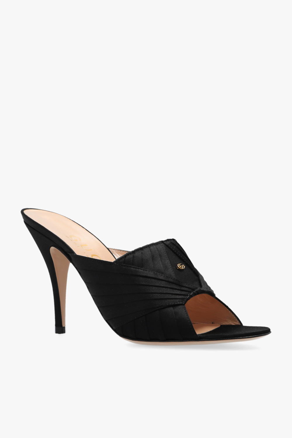 Gucci Heeled satin mules