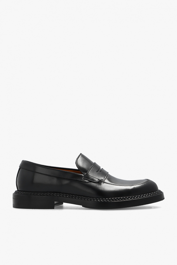 Gucci track Leather loafers