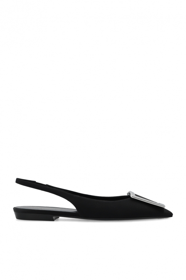 Saint Laurent ‘Maxine’ shoes malfunction with decorative appliqué