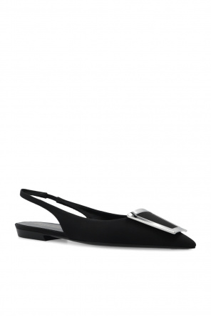 Saint Laurent ‘Maxine’ Car shoes with decorative appliqué