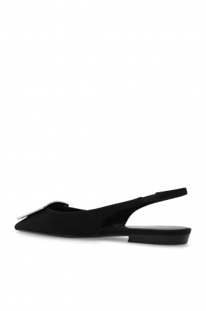 Saint Laurent ‘Maxine’ night shoes with decorative appliqué