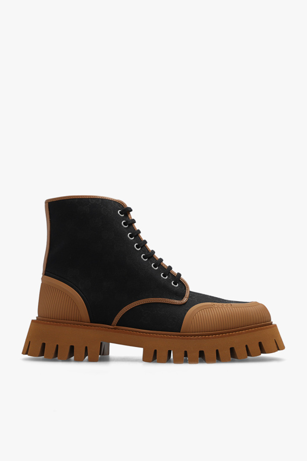 gucci Old Lace-up boots