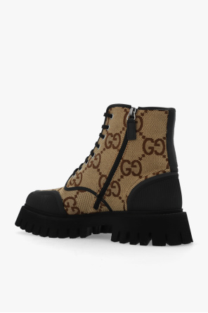 Gucci Monogrammed ankle boots