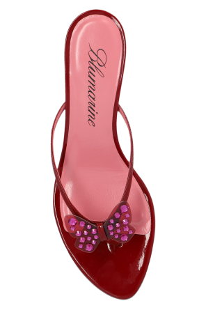 Blumarine Heeled slippers 'Butterfly'