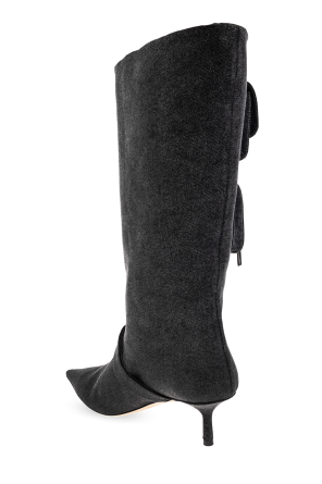 Blumarine ‘Jeannie’ heeled boots in denim