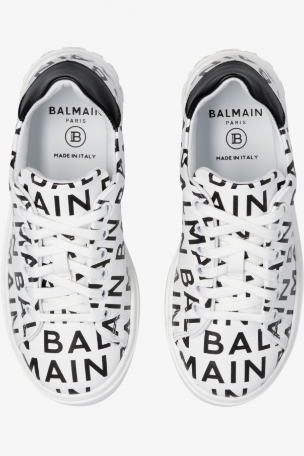 Balmain Kids balmain logo jacquard blazer item