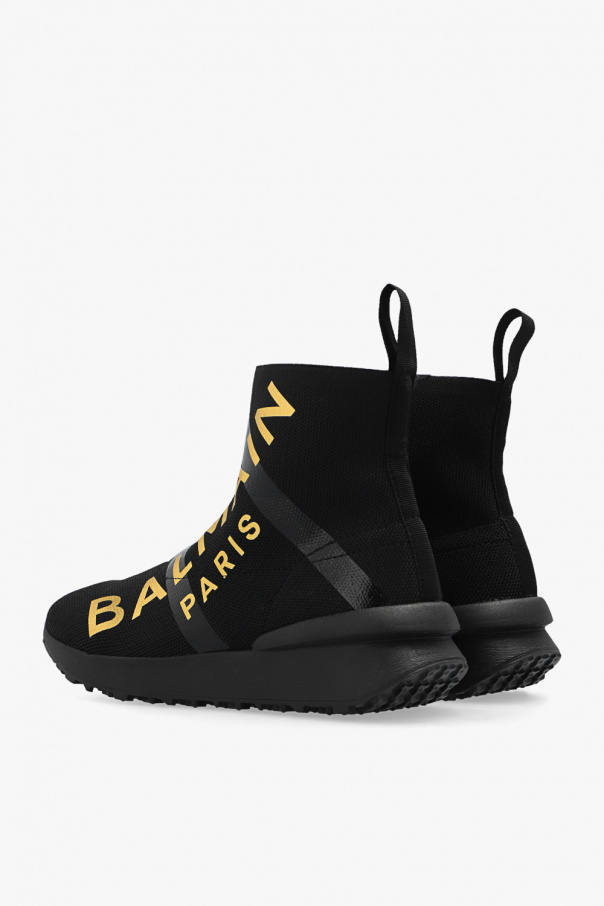 Balmain Kids Buty sportowe ze skarpetą