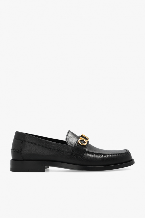 Skórzane buty typu 'loafers’ od Gucci