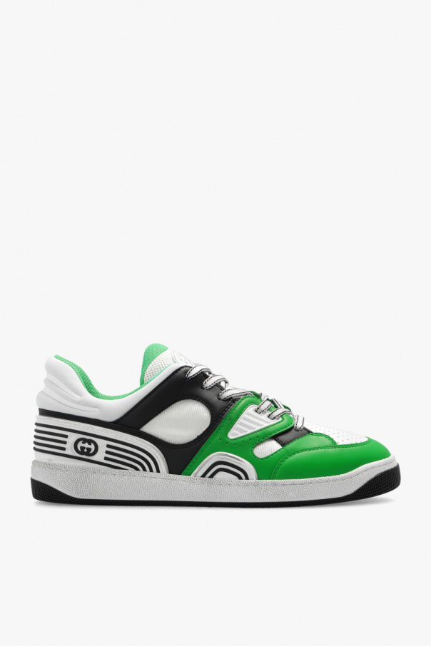 gucci web ‘Basket’ sneakers