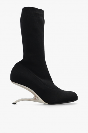 Alexander McQueen intarsia-knit ankle socks Schwarz