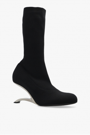 Alexander McQueen Ankle boots on decorative heel