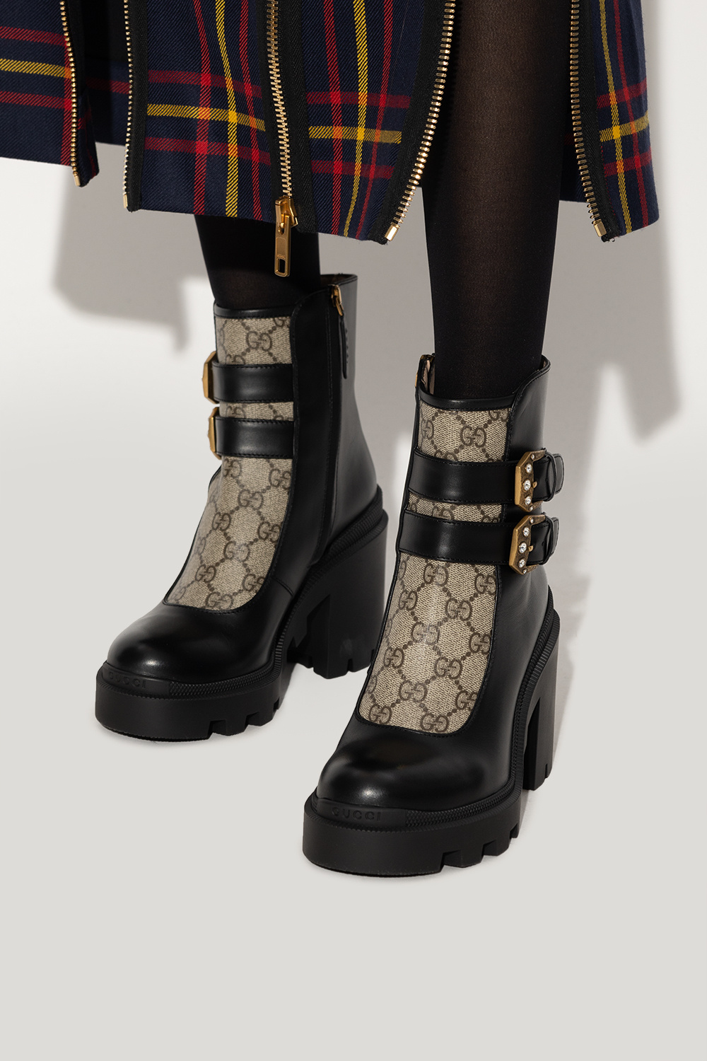 gucci ring gucci ring GG SUPREME ANKLE BOOTS