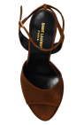 Saint Laurent BROWN 'Jodie' platform sandals