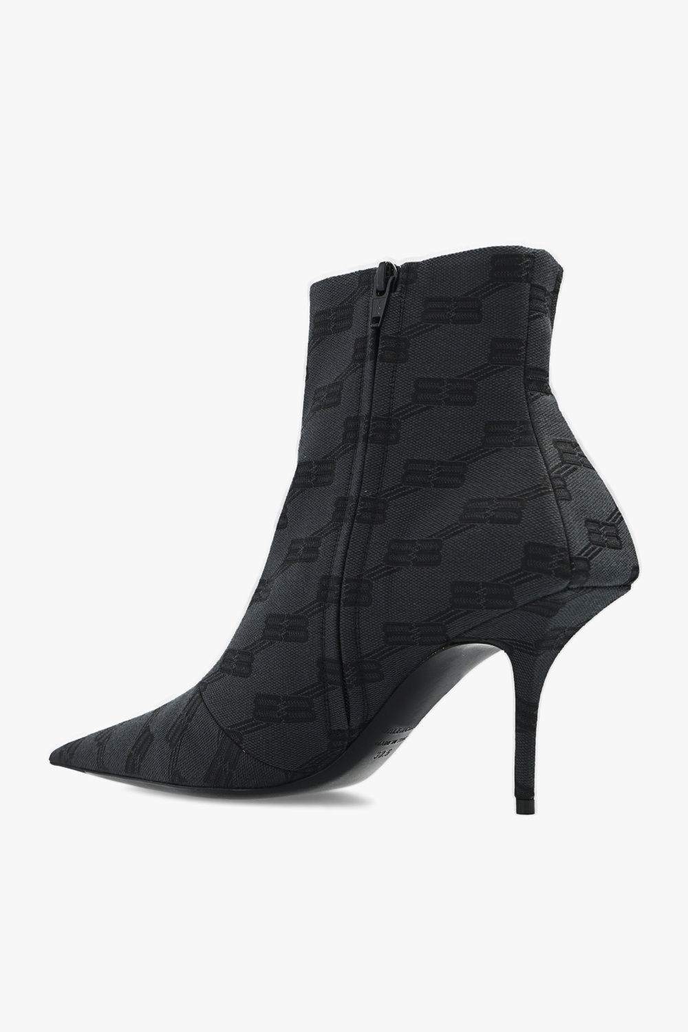 Balenciaga Stiletto ankle boots with logo