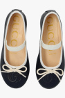 Gucci Kids Leather ballet flats with logo