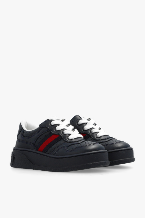 gucci Logo Kids Sneakers with logo